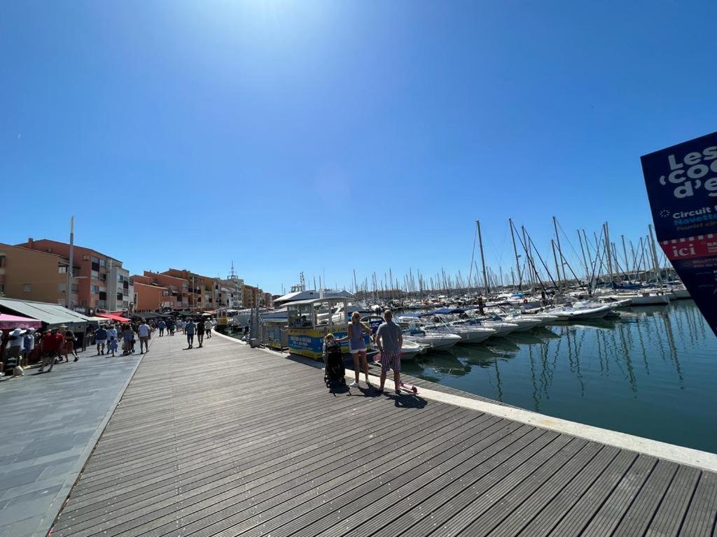 Apartmán Super T2 Joli Balcon Centre Port Du Cap D'Agde Exteriér fotografie